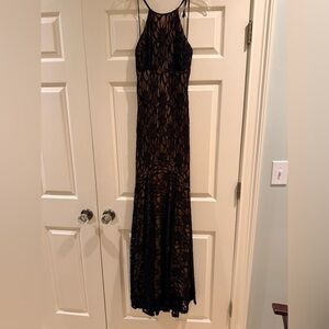 Elegant Black Lace Gown